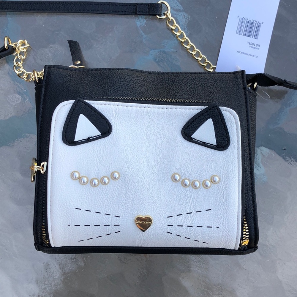 Betsey Johnson kitty crossbody